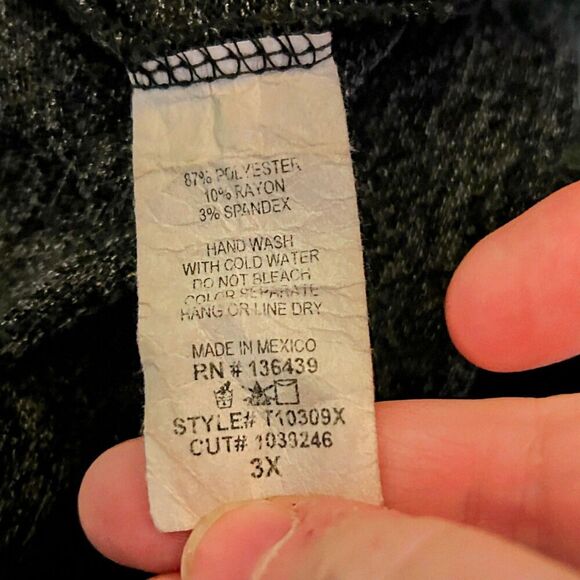 SJS Open-Front Hoodie, 3X - Picture 5 of 7